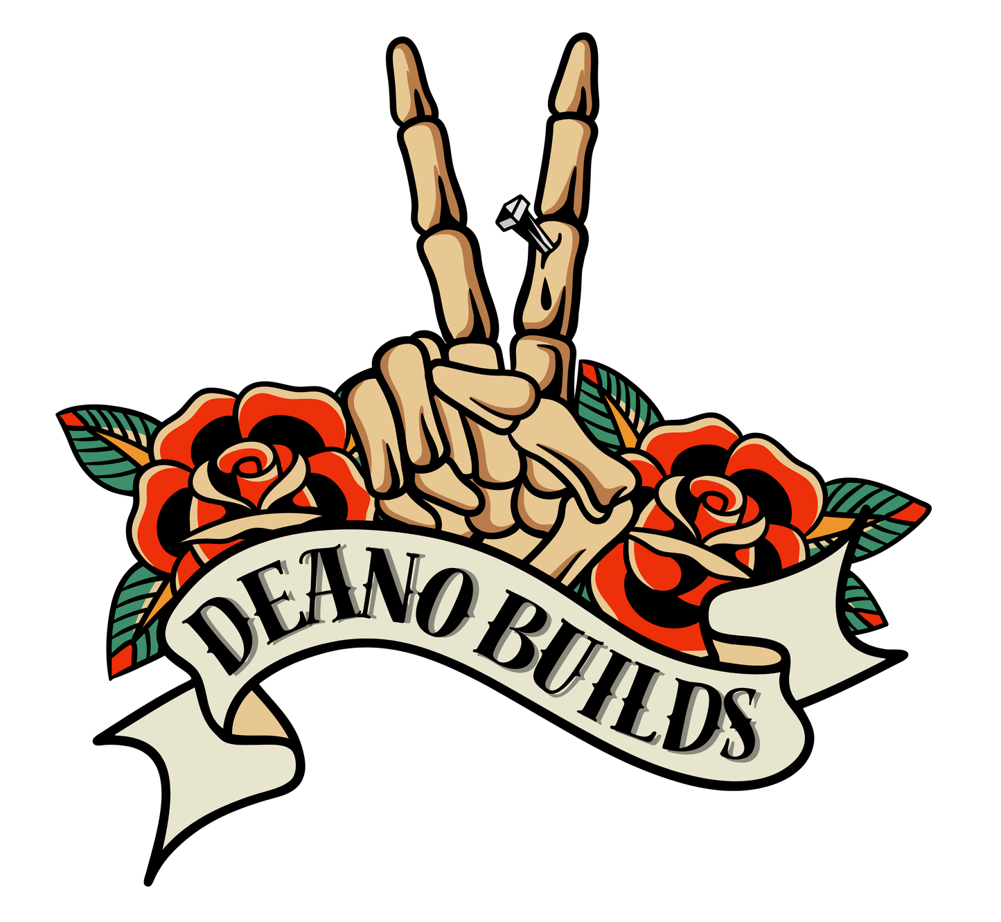 Deano Builds Peace Sticker