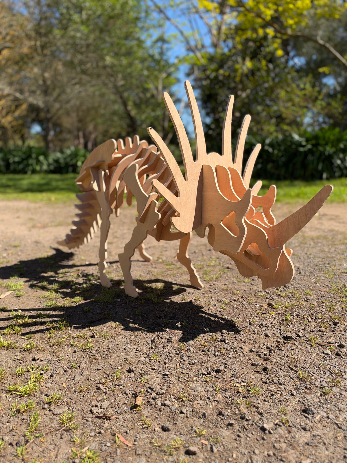 160cm Triceratops Dinosaur Sculpture