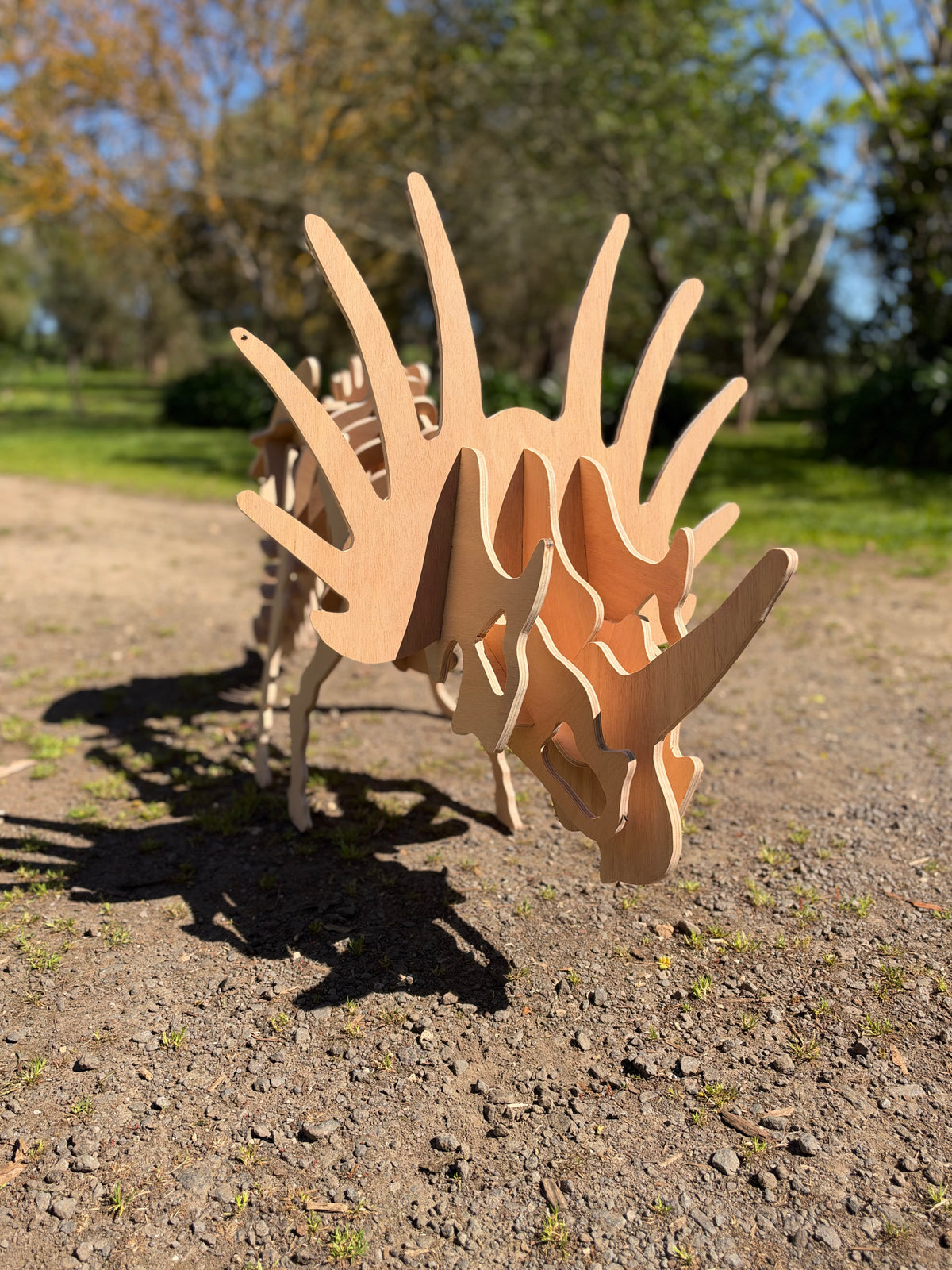 160cm Triceratops Dinosaur Sculpture